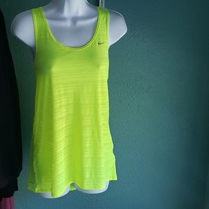 Nike Dri-Fit Large chartreuse/yellow tank top